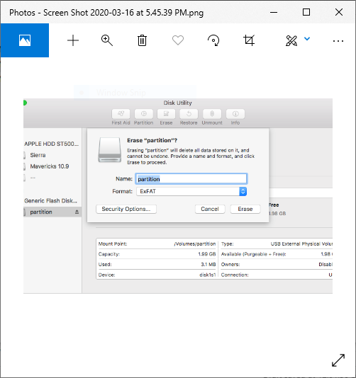 format external hard drive for windows using mac